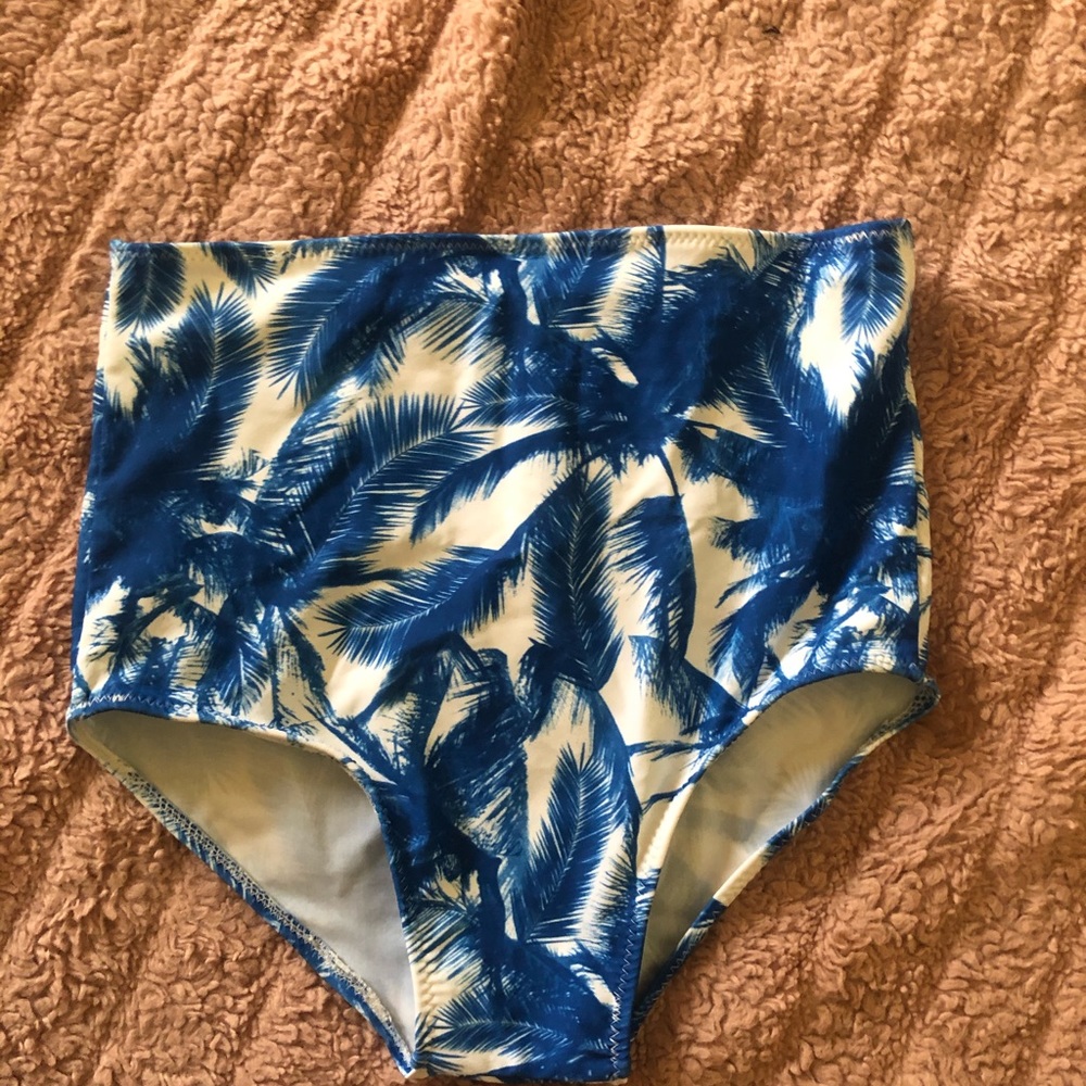 Palm High Waisted Bikini Bottom